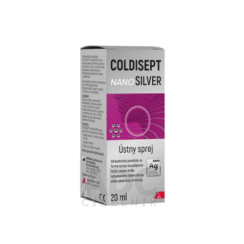 COLDISEPT nanosilver ústny sprej 20 ml