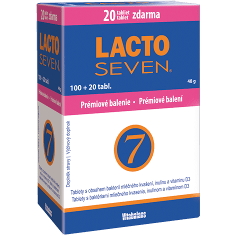 VITABALANS LACTOSEVEN, 120 tabliet kúpite na Benulekaren.sk