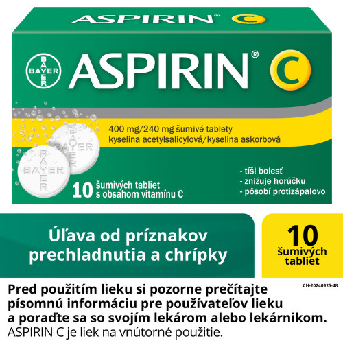 ASPIRIN - C 10 šumivých tabliet kúpite na Benulekaren.sk