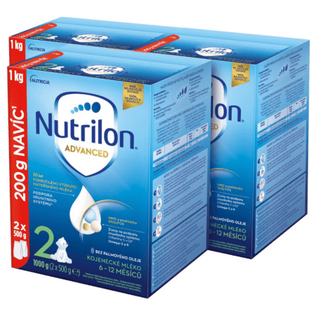 NUTRILON Advanced 2, Pokračovacie dojčenské mlieko 3 x 1000 g kúpite na Benulekaren.sk