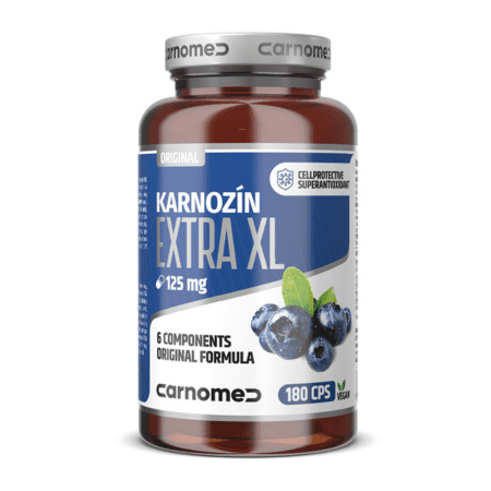 Carnomed Karnozín Extra XL a podporu mozgových funkcií, zvýšenie energie 180 kapsúl