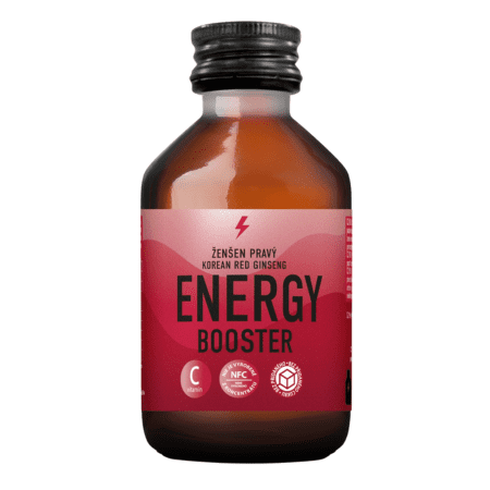 Leros Healthy Booster Energy koncentrát na udržanie energie a kognitívnej výkonnosti príchuť red ginseng 100 ml