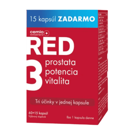 Cemio RED3 prostata, potencia, vitalita 75 kapsúl kúpite na Benulekaren.sk