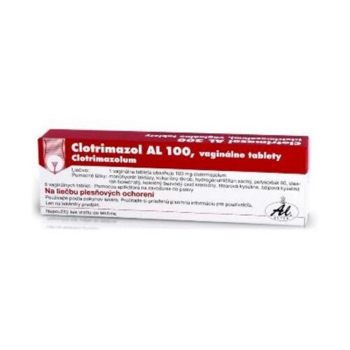 CLOTRIMAZOL AL 200 mg 3 vaginálne tablety