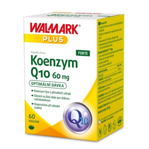 Walmark Koenzym Q10 FORTE kapsuly s koenzýmom Q10 60 cps kúpite na Benulekaren.sk
