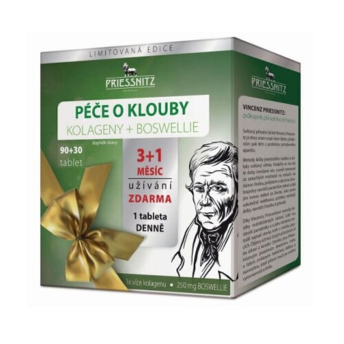 Priessnitz Starostlivosť o kĺby Kolagen+Boswellie tablety na výživu kĺbov a chrupaviek 120 tbl kúpite na Benulekaren.sk