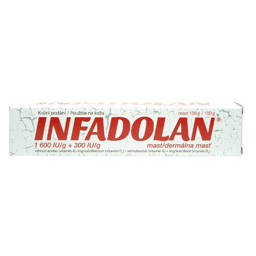 Infadolan Infadolan 1600 IU/g + 300 IU/g masť pre atopickú pokožku 100 g kúpite na Benulekaren.sk