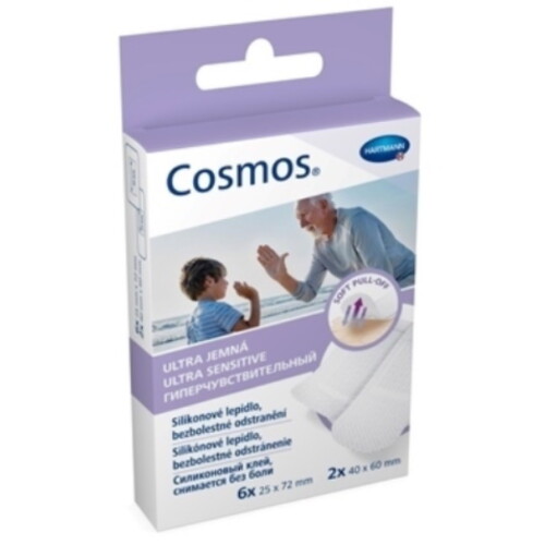 COSMOS Ultra jemná náplasť (25x72mm) 6ks, (40x60mm) 2ks, 1set kúpite na Benulekaren.sk