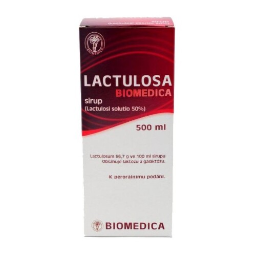 BIOMEDICA 50% Lactulosa Sirup 500 ml kúpite na Benulekaren.sk