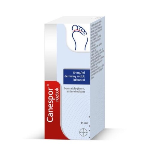CANESPOR roztok na liečbu kožnej plesne 15 ml