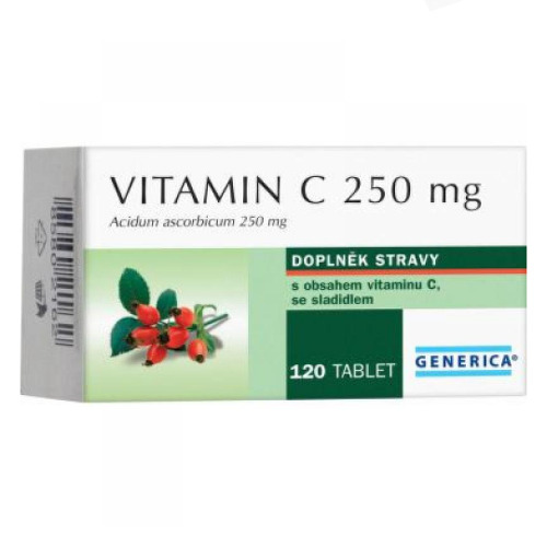 GENERICA Vitamin C 250 mg, 120 ks kúpite na Benulekaren.sk
