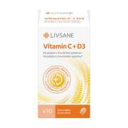 LIVSANE Vitamín C + D3 60 žuvacích tabliet