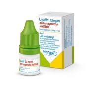 LIVOSTIN  0,5 mg/ ml očné kvapky 4 ml