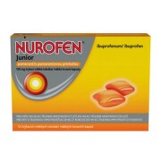 NUROFEN Junior s pomarančovou príchuťou 100 mg 12 kapsúl