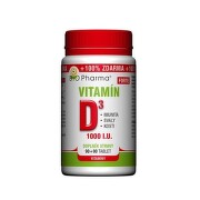 BIO PHARMA Vitamín D3 forte 90 + 90 kapsúl ZADARMO
