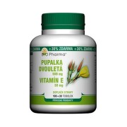 BIO Pharma pupalka dvojročná 500 mg a vitamín E 50 mg 100 + 30 kapsúl ZADARMO