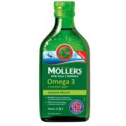 MOLLER´S Omega 3 rybí olej jablková príchuť 250 ml