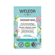 WELEDA Shower bar bylinkové mydlo geranium + litsea cubeba 75 g