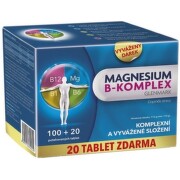 GLENMARK Magnesium B-komplex 100 + 20 tabliet ZADARMO