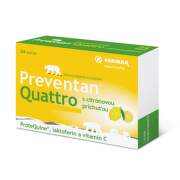 FARMAX Preventan quattro s citrónovou príchuťou 24 tabliet
