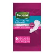 DEPEND Active-fit ultra mini inkontinenčné vložky pre ženy 22 kusov
