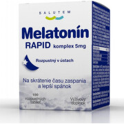 SALUTEM Melatonin rapid komplex 5mg 100 rozpustných  tabliet