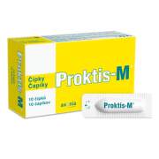 PROKTIS-M rektálne čapíky 10 kusov