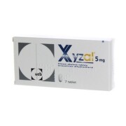 XYZAL 5 mg 7 tabliet