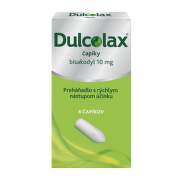 DULCOLAX Čapíky 10 mg 6 kusov