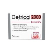 DETRICAL 2000 Vitamín D s višňovou príchuťou 24 pastiliek