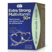 GS Extra strong multivitamín 50+ tablety 90+30 zadarmo 120 tabliet