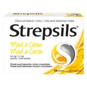 STREPSILS Med a citrón 36 pastiliek