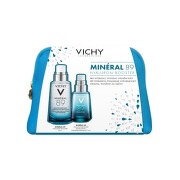 VICHY Mineral 89 hyaluron-booster XMAS booster na tvár 50 ml + booster na očné okolie 15 ml