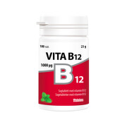 VITABALANS Vita B12 1 mg s príchuťou mäty 100 žuvacích tabliet
