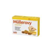 DR. MÜLLER Pastilky propolis, zázvor, vitamín C 24 kusov