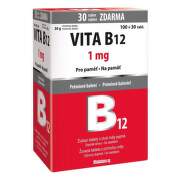 VITABALANS Vita B12 1 mg s príchuťou mäty 100 + 30 žuvacích tabliet ZADARMO
