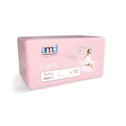 AMD Lady extra inkontinenčné vložky pre ženy 28,5 x 10,8 cm nasiakavosť 350 ml 12 ks