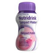 NUTRIDRINK Compact protein s jahodovou príchuťou 24 x 125 ml