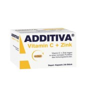 ADDITIVA Vitamín C + zinok 60 kapsúl