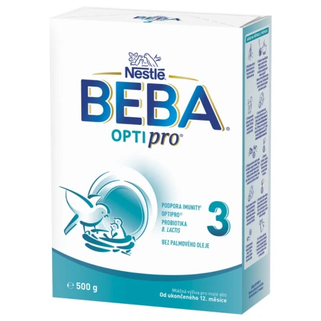 BEBA OPTIPRO 3 Mliečna výživa pre malé deti od ukončeného 12. mesiaca 500 g