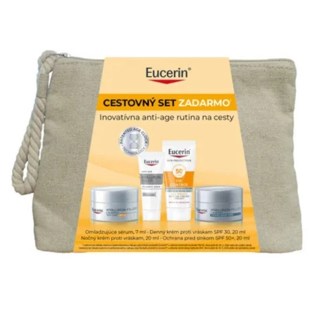 EUCERIN Darčekový set 2026 denný a nočný krém + sérum + krém na opaľovanie 1 x 1 set