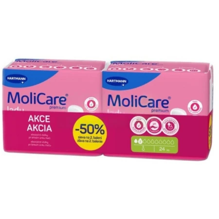 MOLICARE Premium lady pad 2 kvapky duopack inkontinenčné vložky set