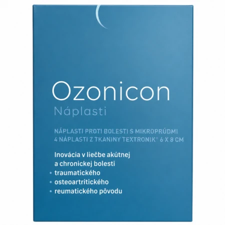 Ozonicon náplasti proti bolesti s mikroprúdmi 6 x 8 cm 1 x 4 ks