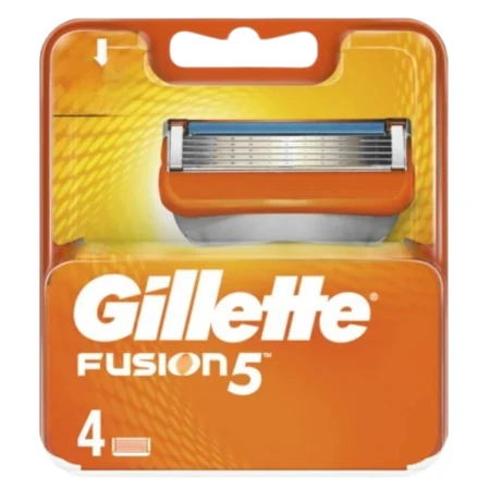 GILLETTE Fusion5 náhradné holiace hlavice 4 ks