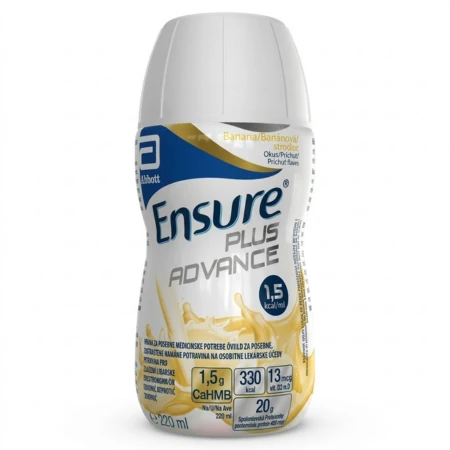 ENSURE Plus advance banánová príchuť inov. 2025 30 x 220 ml