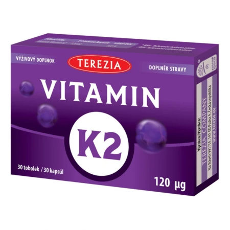 TEREZIA Vitamín K2 120 µg 30 kapsúl