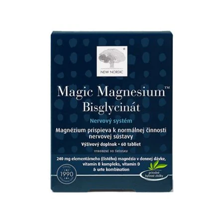 NEW NORDIC Magic magnesium bisglycinát 60 tabliet