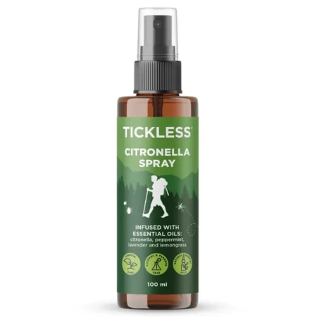 TICKLESS Outdoor citronella sprej proti komárom a kliešťom 100 ml