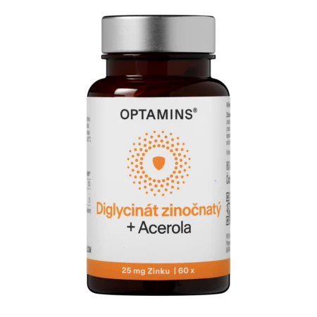 OPTAMINS Diglycinát zinočnatý + Acerola 60 kapsúl