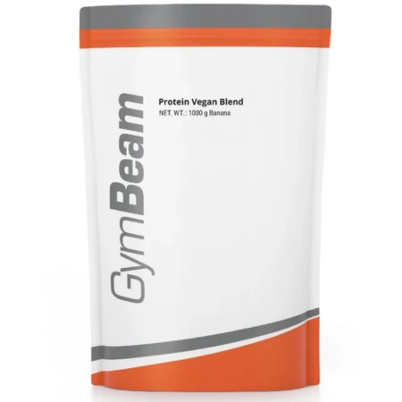GYMBEAM Vegan blend zmes rastlinných proteínov v prášku príchuť banán 1000 g